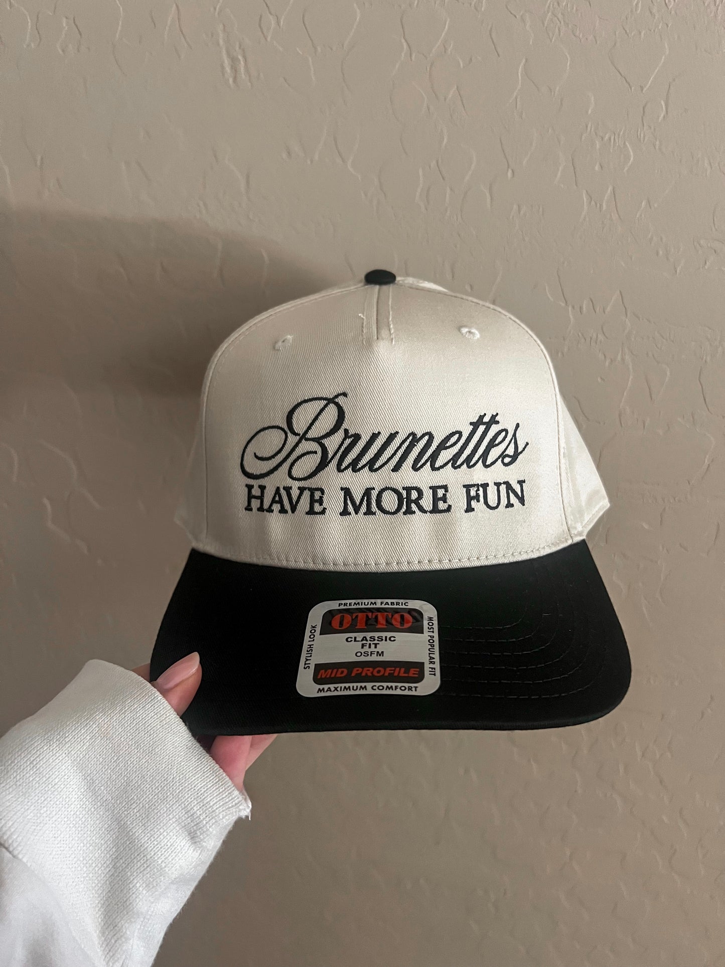 “Brunettes Have More Fun” Hat