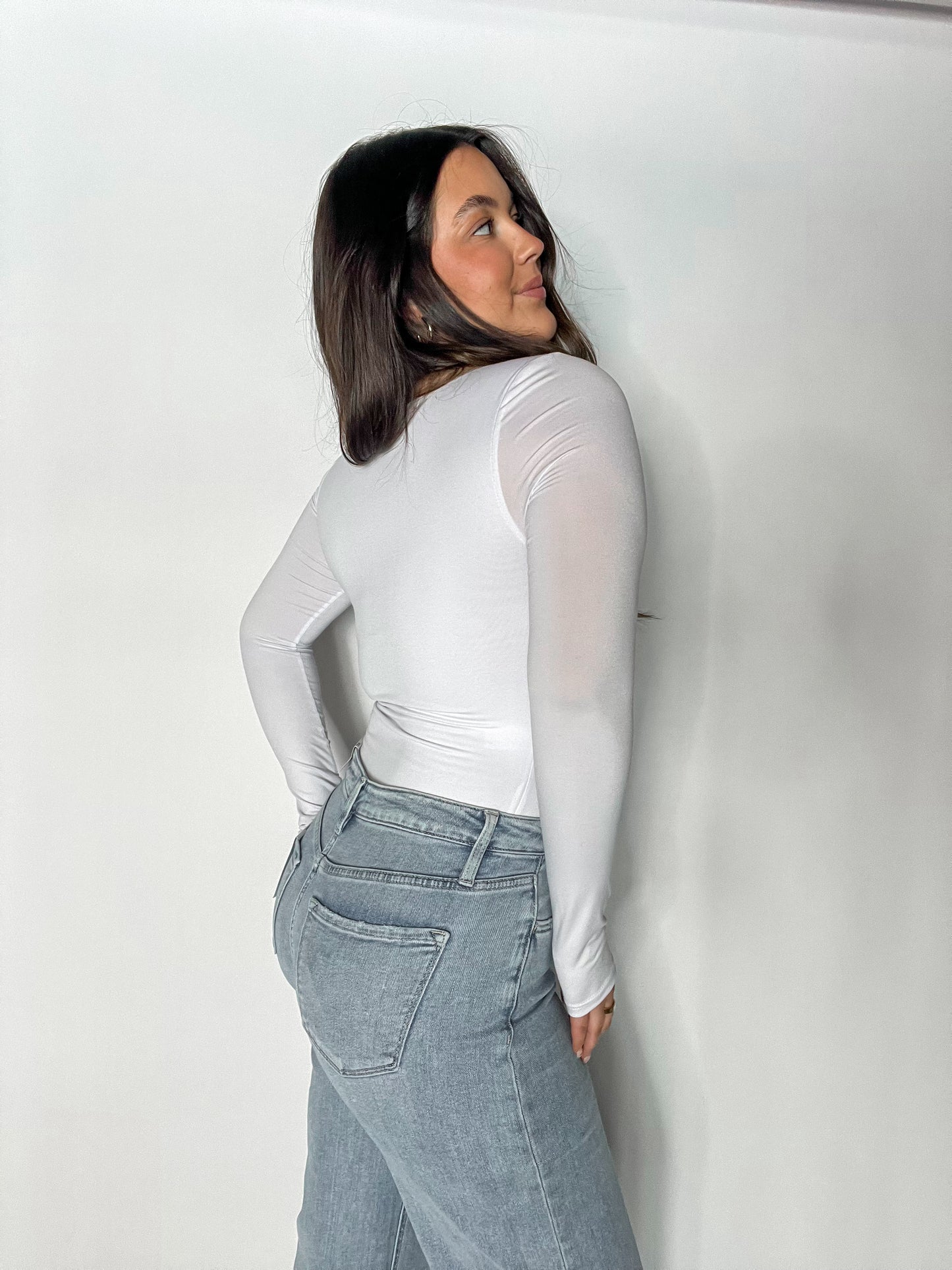 Square One Bodysuit- White